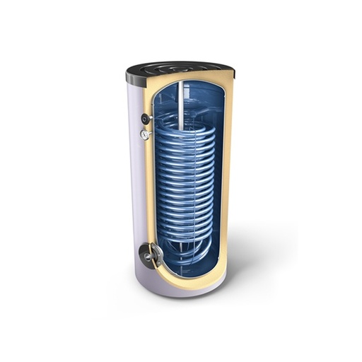 [WWM500E] DHW tank 451l, coil 6,0m2, D=750mm, H=1670mm, BSH max 520mm