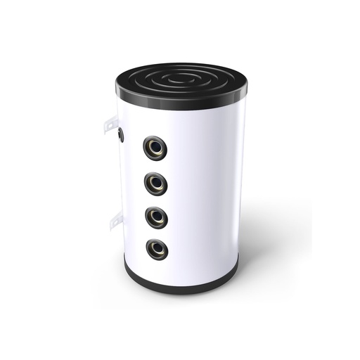 [PSS100E] Buffer tank 101l, PU73mm, D=550mm, H=932mm, 8xG1 1/2"